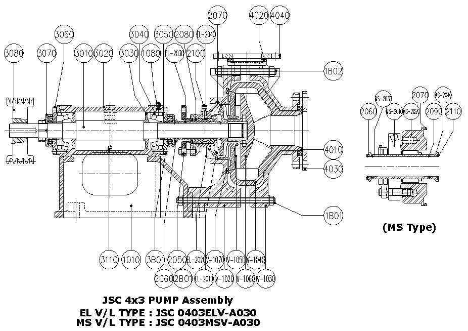 JSC 4x3 EL V/L-ASSY